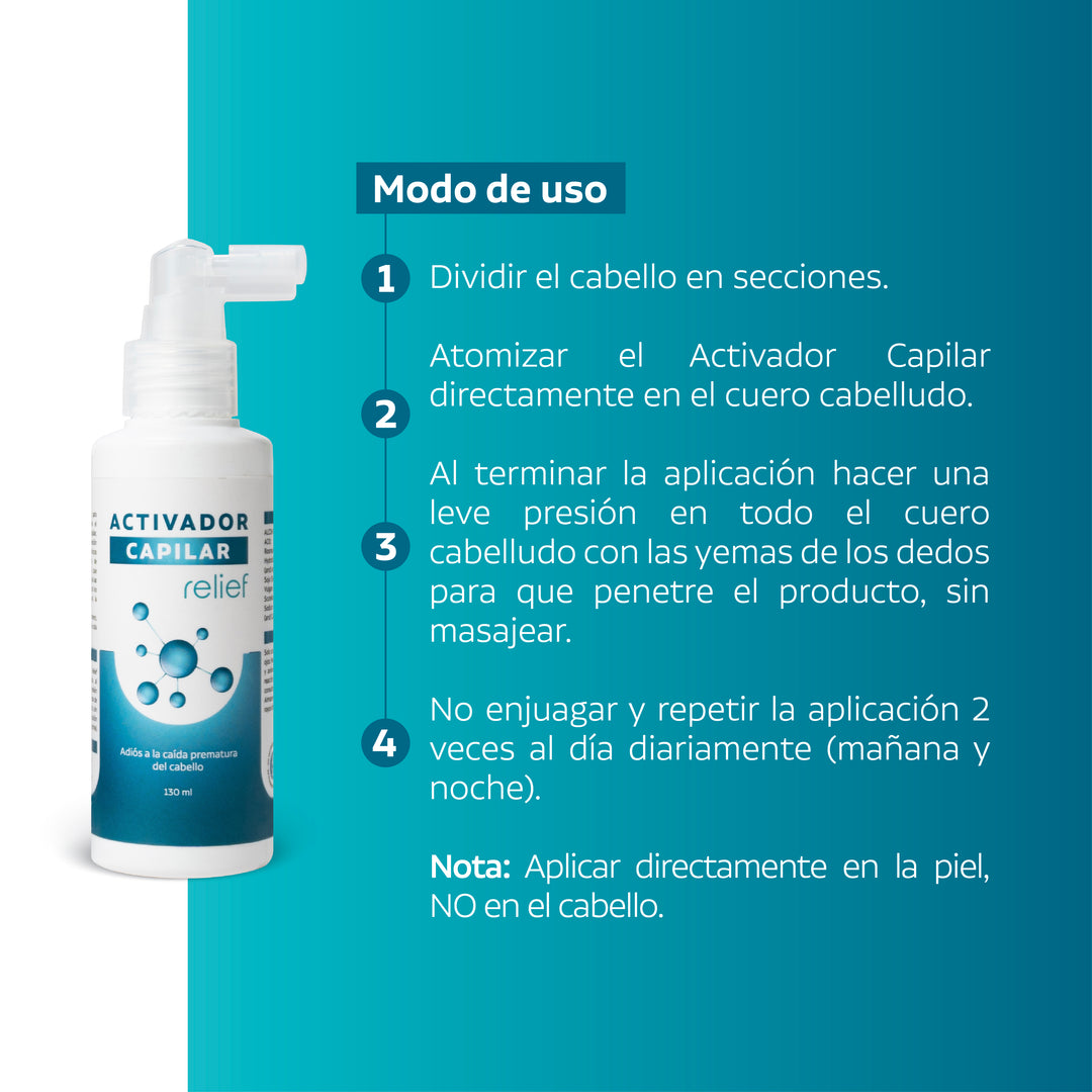 ACTIVADOR CAPILAR PARA EL CRECIMIENTO DEL CABELLO