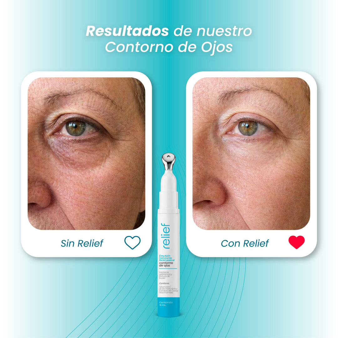 EMULSIÓN HIDRATANTE FACIAL PARA EL CONTORNO DE LOS OJOS